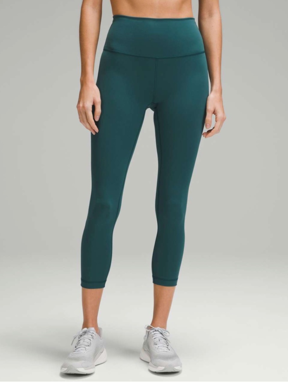 Lululemon Wunder Train High-Rise Crop 23" Storm Teal
